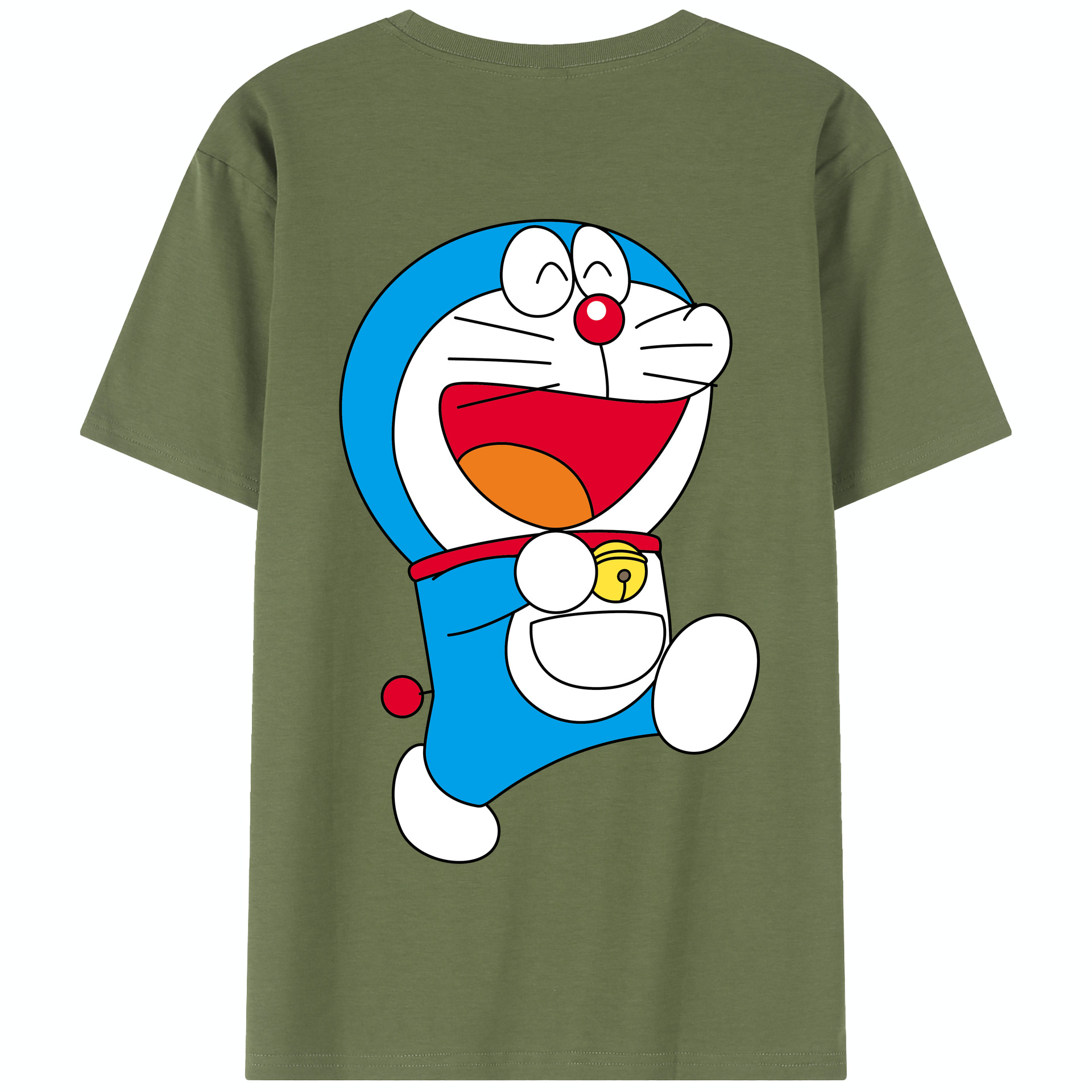 （画像用） ドラえもん Doraemon 綿100％半袖Tシャツ（背面プリント）